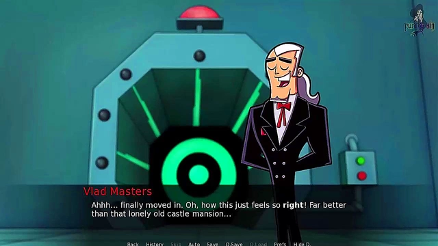 Goth Sam Gives Danny Hot Handjob & Facial Cumshot in Anime Fantasy