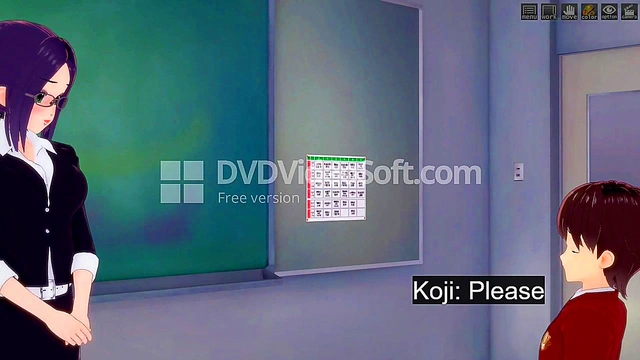 Hentai Fetish Fun – Submissive Student Licks Teacher's Feet For Femdom Pleasure