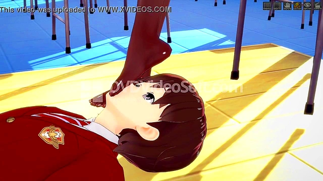 Hentai Fetish Fun – Submissive Student Licks Teacher's Feet For Femdom Pleasure