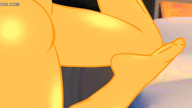 Sexy Latina Jazanti Flashes Her Tats & Big Ass in Busty Anime Cartoon