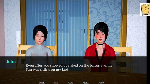 Erotic 3D Hentai Visual Novel – My New Family Sex Game Walkthrough