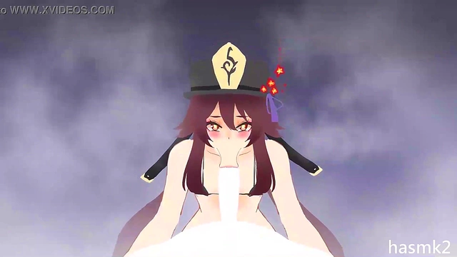 Hentailing Hu Tao – Anime Goddess Gives Mind-Blowing Blowjob