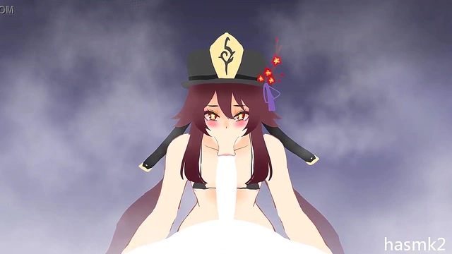 Hentailing Hu Tao – Anime Goddess Gives Mind-Blowing Blowjob