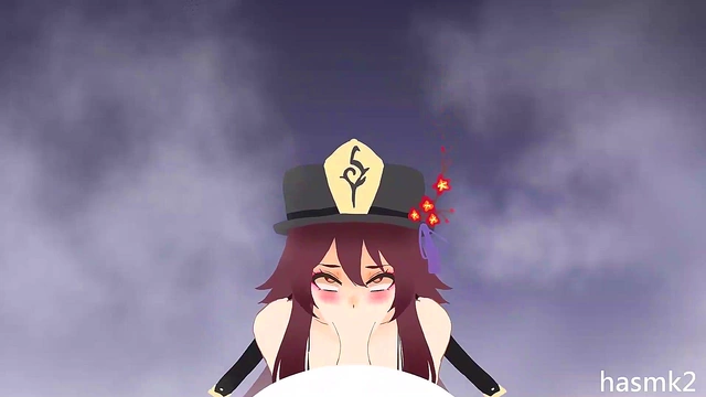 Hentailing Hu Tao – Anime Goddess Gives Mind-Blowing Blowjob