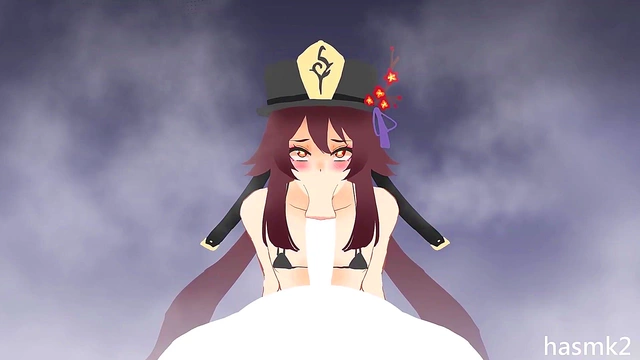 Hentailing Hu Tao – Anime Goddess Gives Mind-Blowing Blowjob