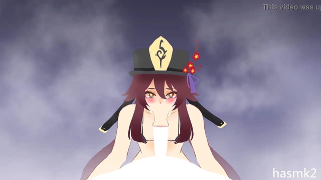 Hentailing Hu Tao – Anime Goddess Gives Mind-Blowing Blowjob