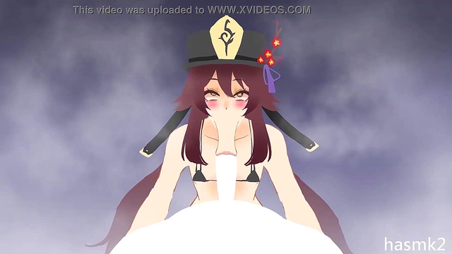 Hentailing Hu Tao – Anime Goddess Gives Mind-Blowing Blowjob