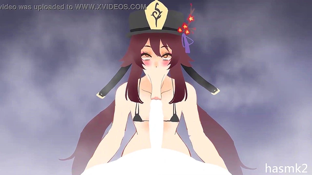 Hentailing Hu Tao – Anime Goddess Gives Mind-Blowing Blowjob