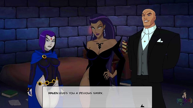 Raven Fights Back Against Monster Girls in DC Comics Hentai Adventure