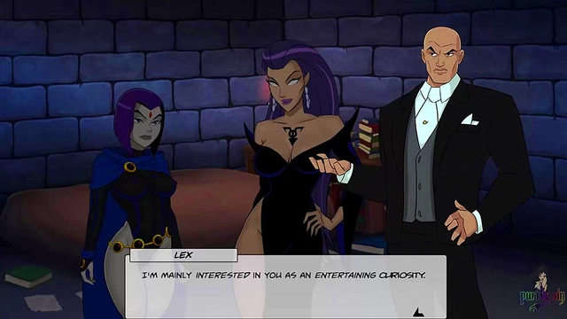 Raven Fights Back Against Monster Girls in DC Comics Hentai Adventure