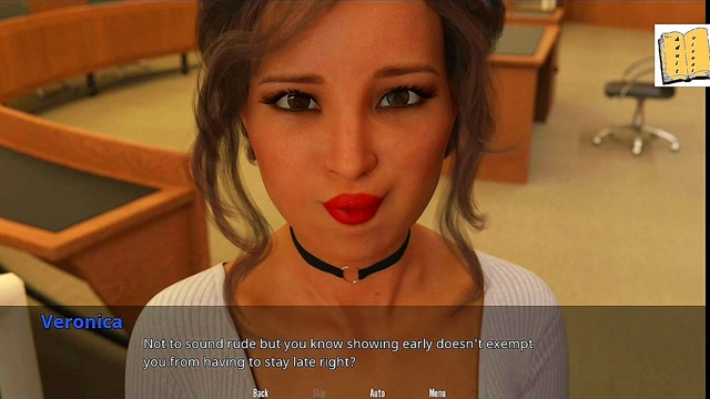 Sexy Brunette Teacher Veronica Tempts Teen Student In WVM Cartoon Adventure