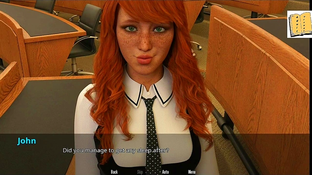 Sexy Brunette Teacher Veronica Tempts Teen Student In WVM Cartoon Adventure