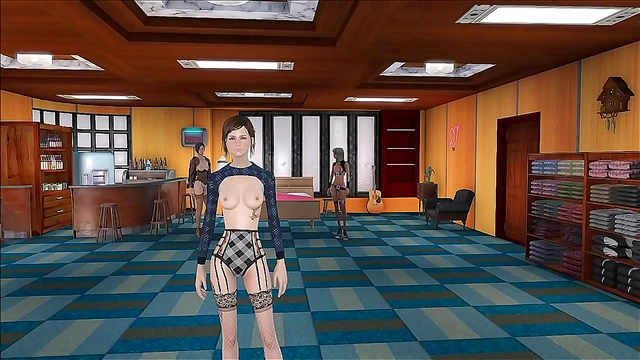 Cute Teen Brunette Shows Off Sexy Fallout 4 Inspired Cartoon Outfit