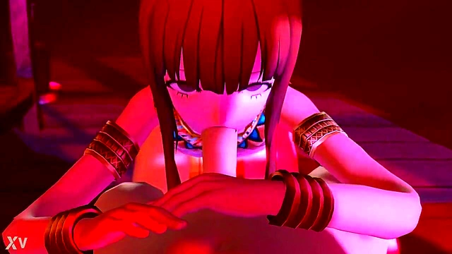 Hypnotized Futaba Sinks Into Seductive 3D Hentai Fantasies