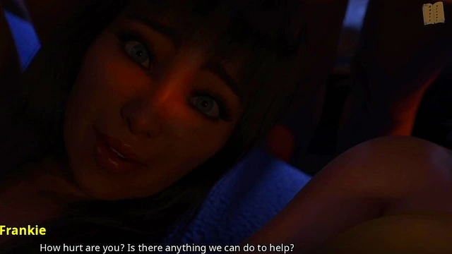 Big-Titted 3D Hentai Girlfriend Gets Ass Play During Erotic Story Scene