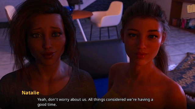 Big-Titted 3D Hentai Girlfriend Gets Ass Play During Erotic Story Scene