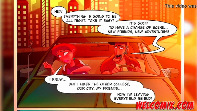 Blonde Teen Welcomes Class With Anime Porn Seduction & Blowjob Fun