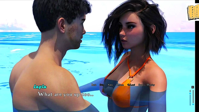 Layla's Steamy Underwater Kiss & Seductive Bikini Tease In 3D Hentai