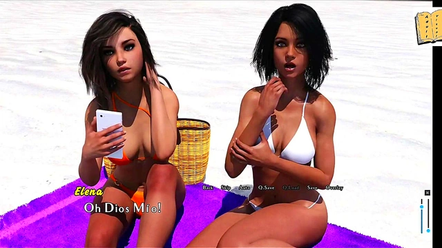 Layla's Steamy Underwater Kiss & Seductive Bikini Tease In 3D Hentai