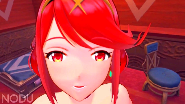 Pyra & Mythra Anime Duo Enjoy Hot Sex With Creamy Finish