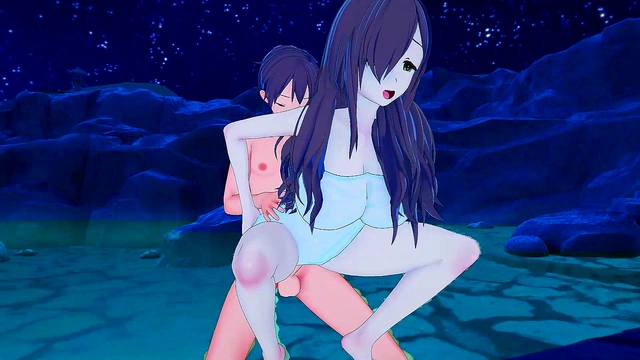 Kazuma Sates Desires With Wiz At KonoSuba's Steamy Hot Springs Encounter