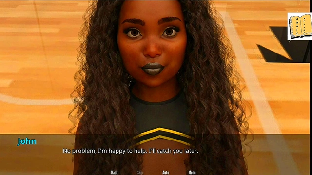 Gorgeous Brunette Katie Deepthroats Big Dick In Erotic 3D Anime Scene