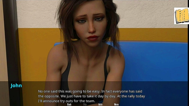 Gorgeous Brunette Katie Deepthroats Big Dick In Erotic 3D Anime Scene