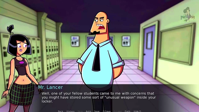 Goth Sam Takes Danny's Dick In Amity Park Anime Action