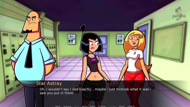 Goth Sam Takes Danny's Dick In Amity Park Anime Action