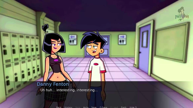 Goth Sam Takes Danny's Dick In Amity Park Anime Action