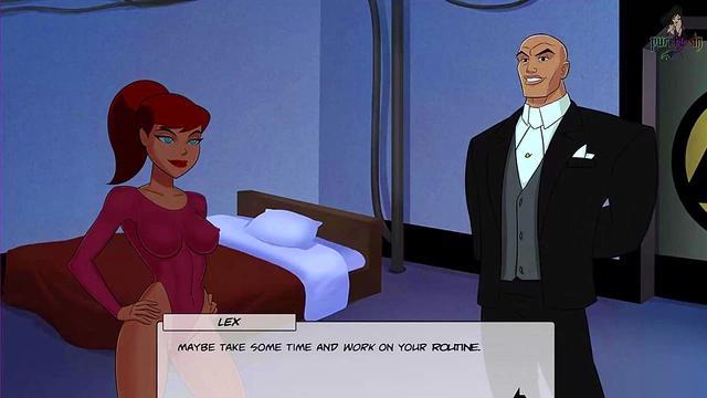 Furry Batgirl & Supergirl Take Turns Sucking Dick for Orgasmic Fun