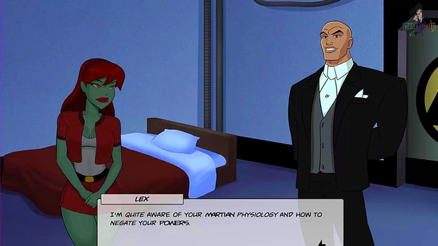 Furry Batgirl & Supergirl Take Turns Sucking Dick for Orgasmic Fun