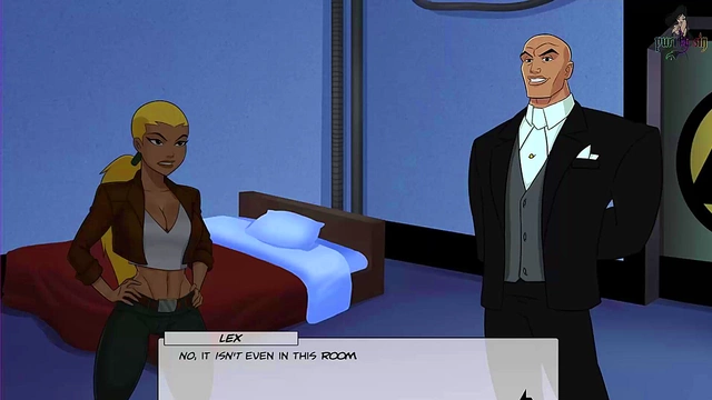 Furry Batgirl & Supergirl Take Turns Sucking Dick for Orgasmic Fun