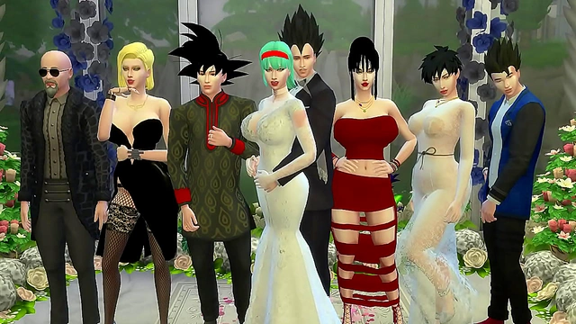 Bulma’s Wedded Bliss Shatters as She's Betrayed and Fucked by Rivals on Her Wedding Night