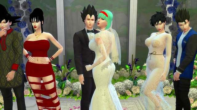 Bulma’s Wedded Bliss Shatters as She's Betrayed and Fucked by Rivals on Her Wedding Night