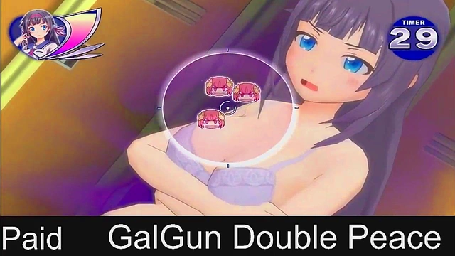 Gal*Gun Anime Girls Get Steamy in Intense Shooter Game Action