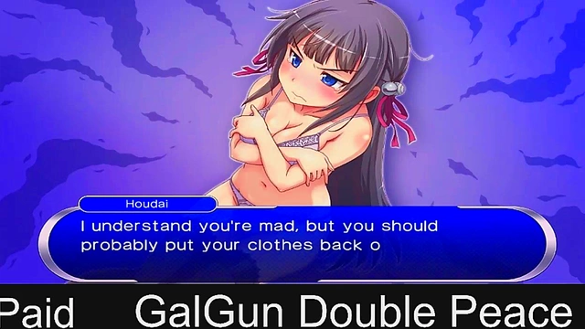 Gal*Gun Anime Girls Get Steamy in Intense Shooter Game Action