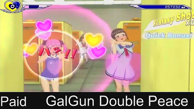 Gal*Gun Anime Girls Get Steamy in Intense Shooter Game Action