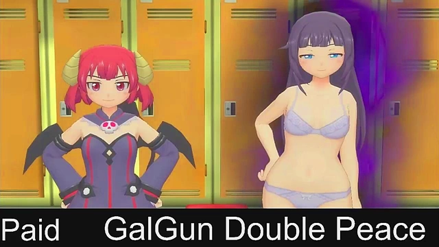 Gal*Gun Anime Girls Get Steamy in Intense Shooter Game Action