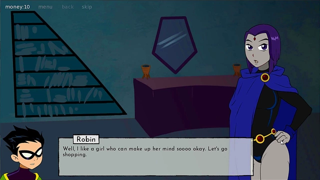 Raven Gives Starfire an Intense Anime HandJob in Teen Titans Hentai