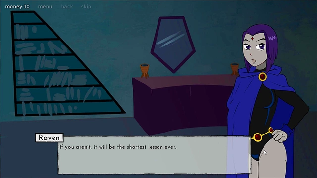 Raven Gives Starfire an Intense Anime HandJob in Teen Titans Hentai