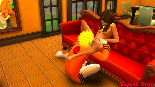 Naruto Cheats With YoungGirl While Hinata's Unaware In Dining Room Drama