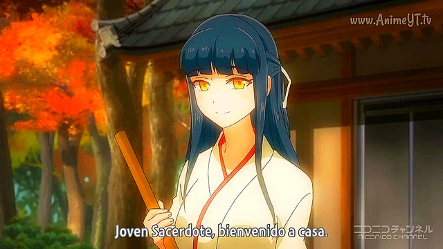 Cute Anime Girl Shows Off Lacy Pants in Ecchi Adventure