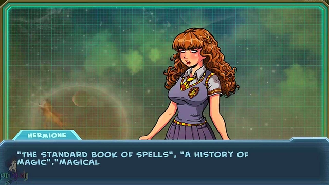 Hermoine's Turn – Busty Schoolgirl Shows Off in Uniform for Akabur's Cam Show