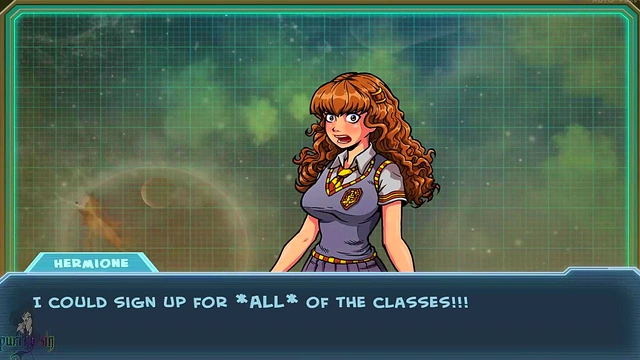 Hermoine's Turn – Busty Schoolgirl Shows Off in Uniform for Akabur's Cam Show