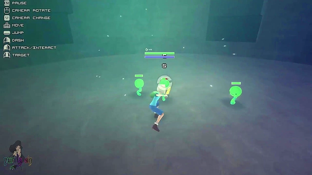 Hentai Vampiress With Big Boobs Plays Sinful 3D Adventure Time Game