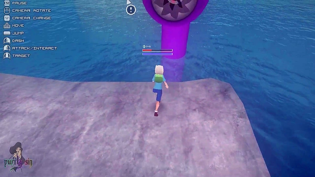 Hentai Vampiress With Big Boobs Plays Sinful 3D Adventure Time Game