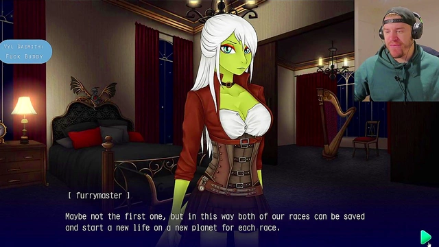 Furry Leader Gets Busty Space Adventure With Booby Alien Paws