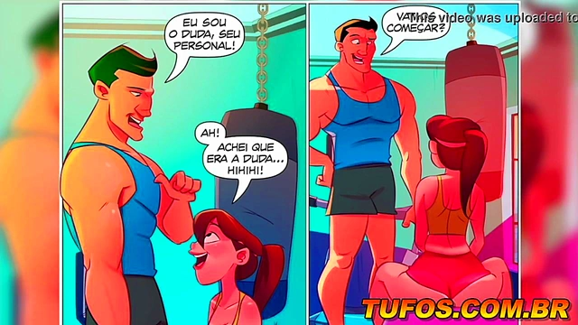 Horny Gym Anime Girls Get Personal Training With Hot Sex Scenes