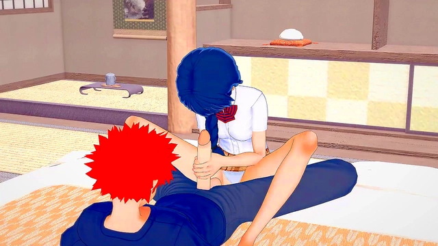 Soma Yukihira Enjoying Intimate Moments With Megumi Tadokoro At Her Place